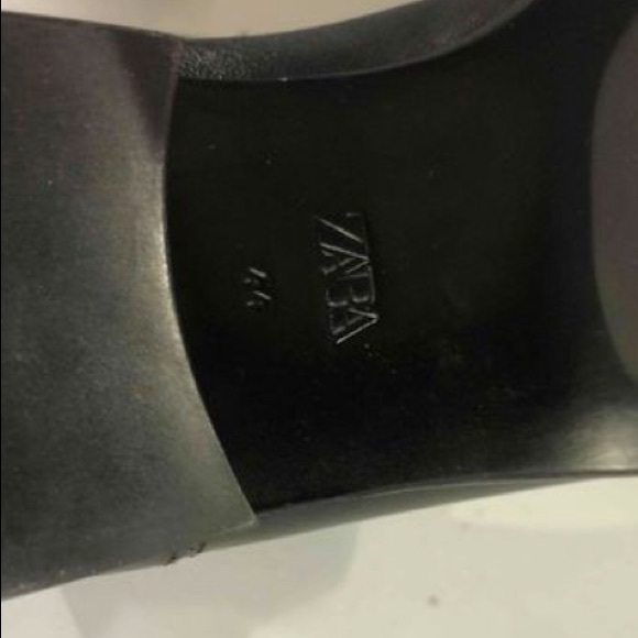 Zara Men, Men's Black leather Boots, Size 11 and 7 - Picture 5 of 6